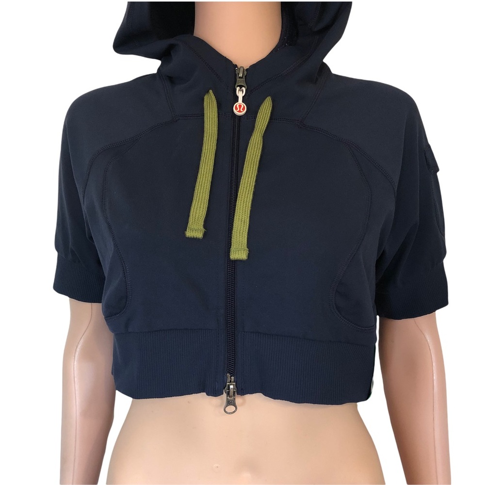 Lululemon cropped Vintage Zip-up